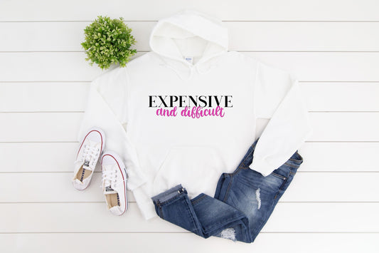 Expensive and Difficult Gildan Adult Unisex Hoodie